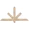 Ekena Millwork Kennewick Smooth Timber Gable Bracket, Douglas Fir, 48"W x 24"H x 3 1/2"D x 3 1/2"F, 12/12 Pitch GBW048X24X0404KEN00SDF - alternate 1